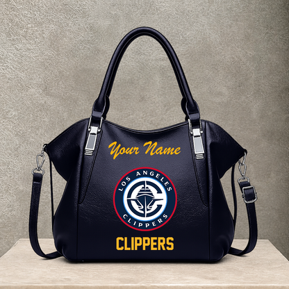 LIMITED EDITION - NEW CUSTOMIZED NBA10 LCL LOS ANGELES CLIPPERS SHOULDER HANDBAG