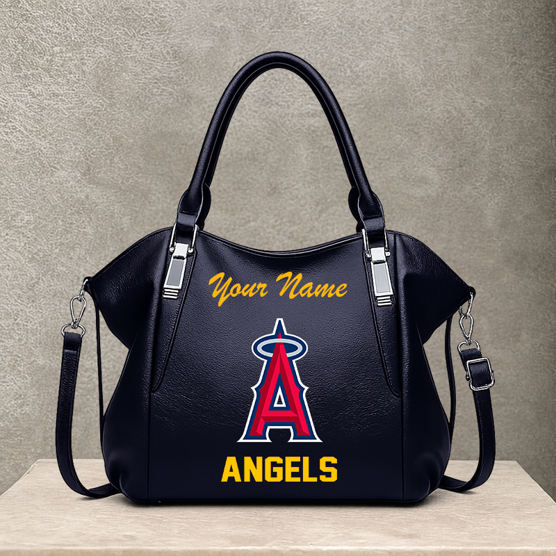 LIMITED EDITION - NEW CUSTOMIZED MLB27 LAA LOS ANGELES ANGELS SHOULDER HANDBAG