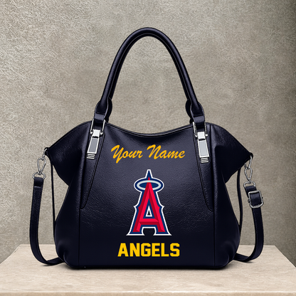 LIMITED EDITION - NEW CUSTOMIZED MLB27 LAA LOS ANGELES ANGELS SHOULDER HANDBAG