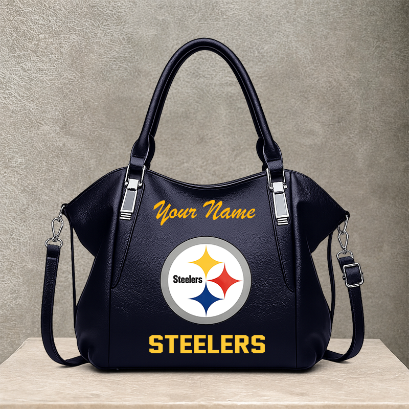 LIMITED EDITION - NEW CUSTOMIZED NFL14 PSB PITTSBURGH STEELERS SHOULDER HANDBAG