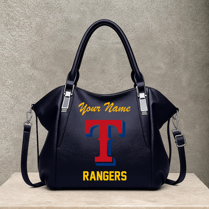 LIMITED EDITION - NEW CUSTOMIZED MLB08 TRS TEXAS RANGERS SHOULDER HANDBAG