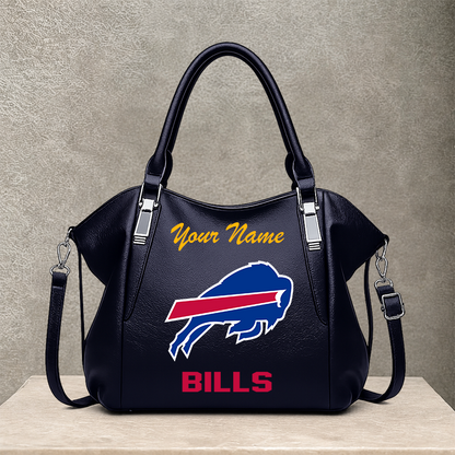 LIMITED EDITION - NEW CUSTOMIZED NFL03 BFB BUFFALO BILLS SHOULDER HANDBAG