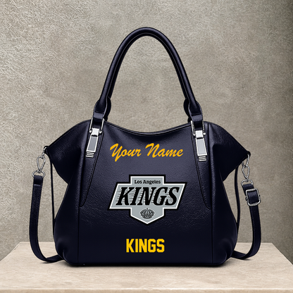 LIMITED EDITION - NEW CUSTOMIZED NHL16 LAK LOS ANGELES KINGS SHOULDER HANDBAG