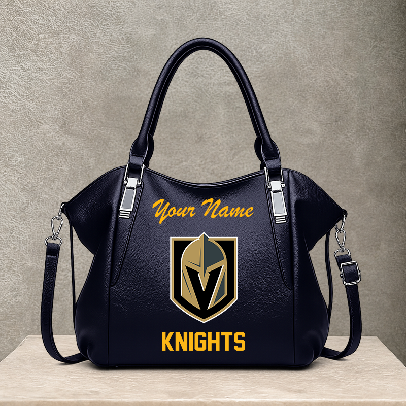 LIMITED EDITION - NEW CUSTOMIZED NHL04 VGK VEGAS GOLDEN KNIGHTS SHOULDER HANDBAG