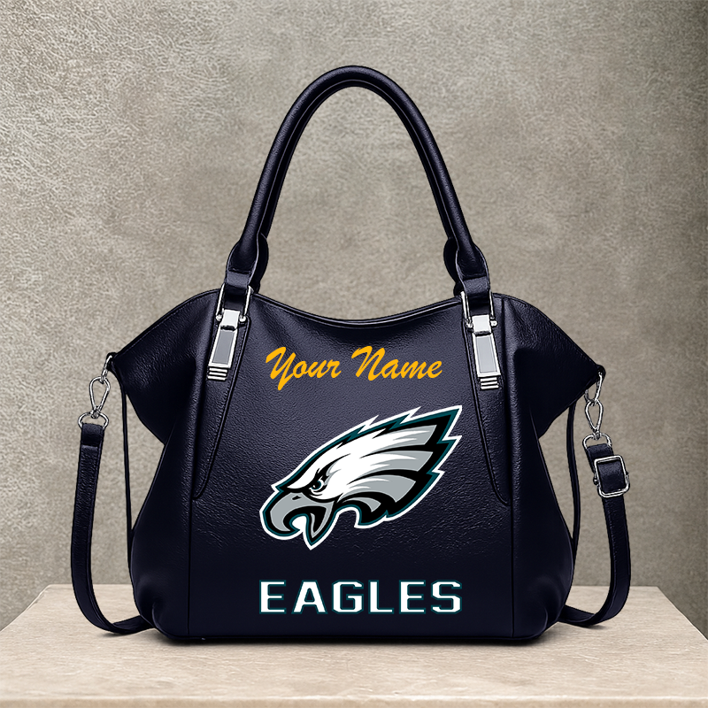 LIMITED EDITION - NEW CUSTOMIZED NFL02 PPE PHILADELPHIA EAGLES SHOULDER HANDBAG