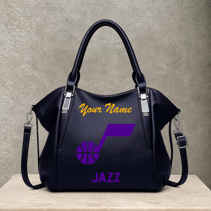 LIMITED EDITION - NEW CUSTOMIZED NBA29 UJZ UTAH JAZZ SHOULDER HANDBAG