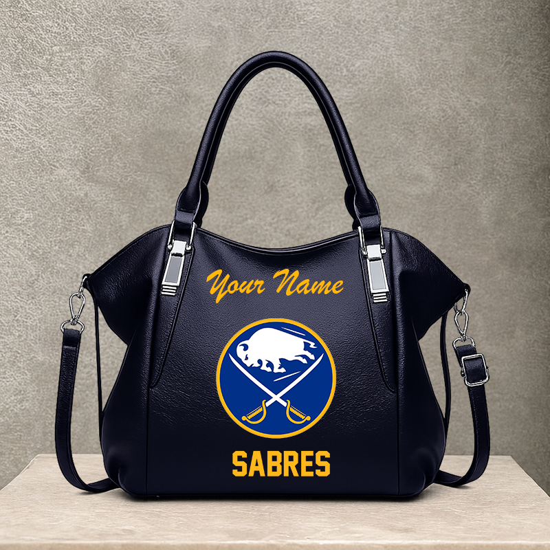 LIMITED EDITION - NEW CUSTOMIZED NHL28 BFS BUFFALO SABRES SHOULDER HANDBAG