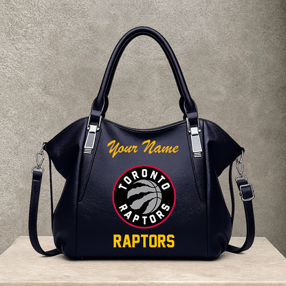 LIMITED EDITION - NEW CUSTOMIZED NBA24 TRA TORONTO RAPTORS SHOULDER HANDBAG