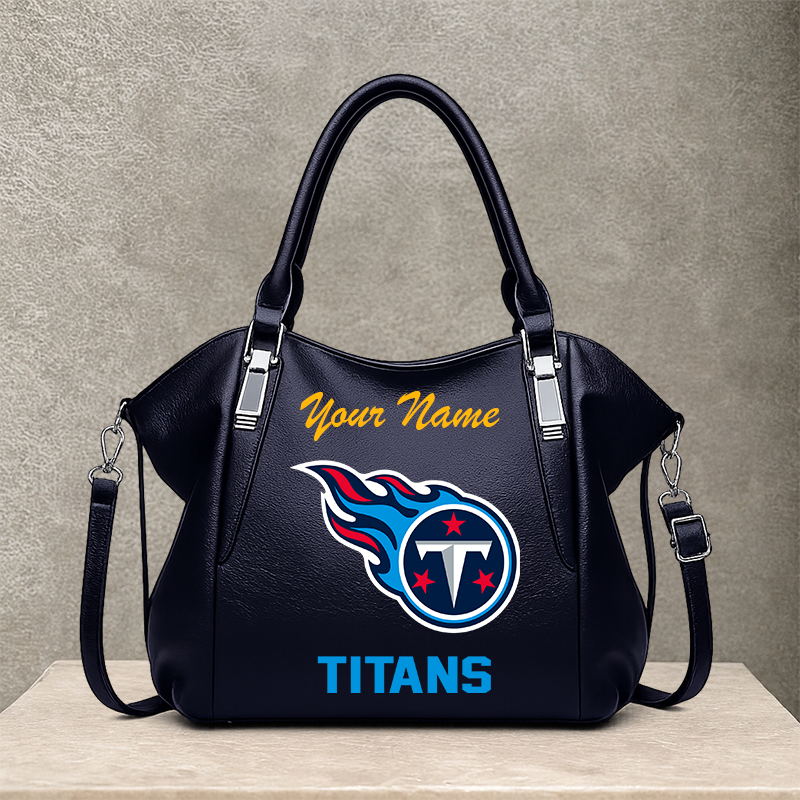 LIMITED EDITION - NEW CUSTOMIZED NFL31 TST TENNESSEE TITANS SHOULDER HANDBAG