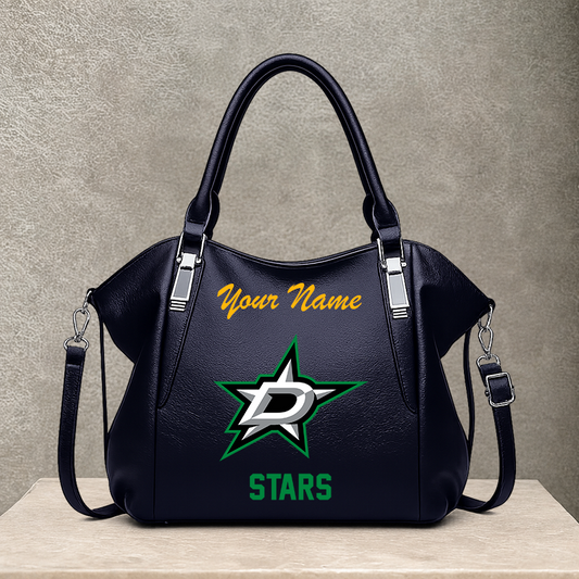 LIMITED EDITION - NEW CUSTOMIZED NHL15 DLS DALLAS STARS SHOULDER HANDBAG