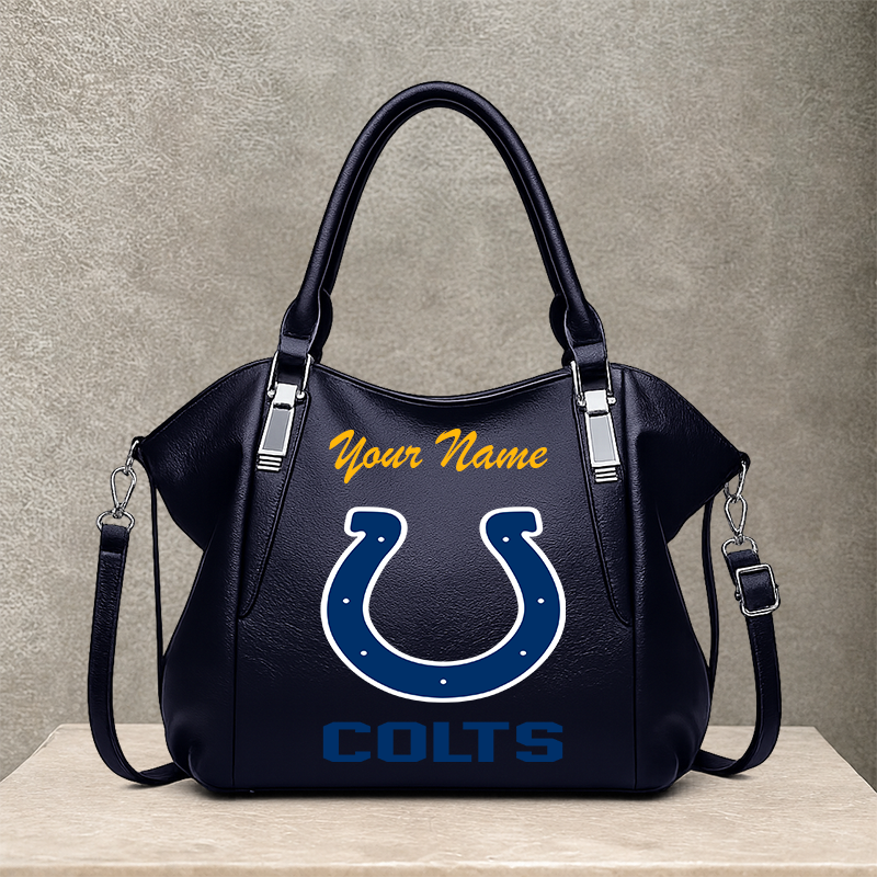 LIMITED EDITION - NEW CUSTOMIZED NFL17 IDC INDIANAPOLIS COLTS SHOULDER HANDBAG