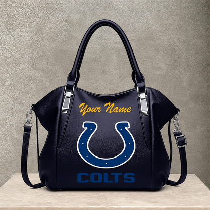 LIMITED EDITION - NEW CUSTOMIZED NFL17 IDC INDIANAPOLIS COLTS SHOULDER HANDBAG