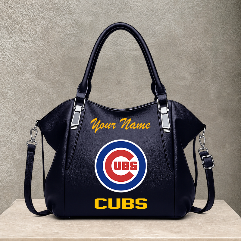 LIMITED EDITION - NEW CUSTOMIZED MLB04 CCS CHICAGO CUBS SHOULDER HANDBAG