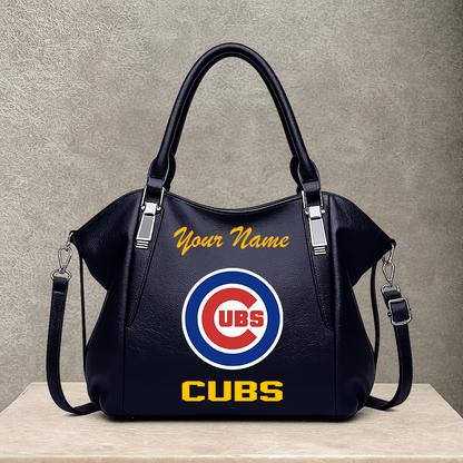 LIMITED EDITION - NEW CUSTOMIZED MLB04 CCS CHICAGO CUBS SHOULDER HANDBAG