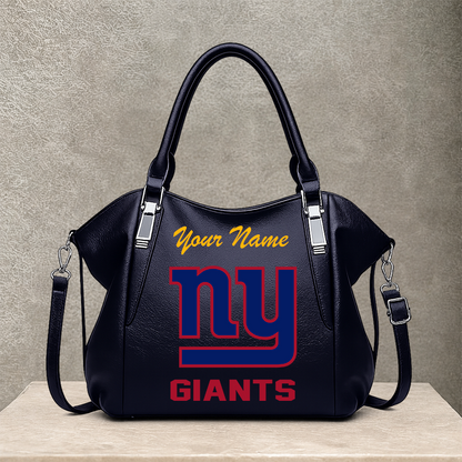 LIMITED EDITION - NEW CUSTOMIZED NFL32 NYG NEW YORK GIANTS SHOULDER HANDBAG