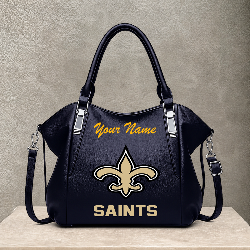 LIMITED EDITION - NEW CUSTOMIZED NFL24 NOS NEW ORLEANS SAINTS SHOULDER HANDBAG