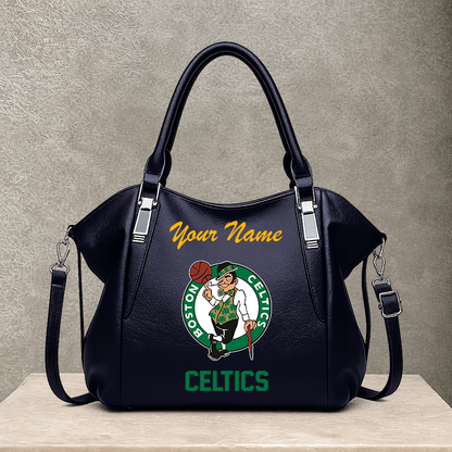 LIMITED EDITION - NEW CUSTOMIZED NBA03 BCE BOSTON CELTICS SHOULDER HANDBAG