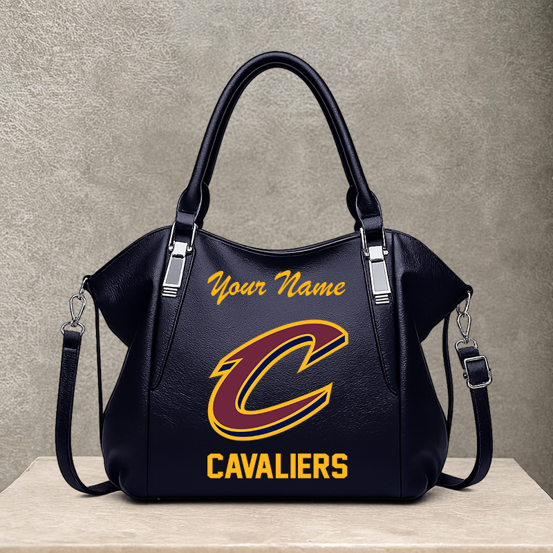 LIMITED EDITION - NEW CUSTOMIZED NBA02 CCA CLEVELAND CAVALIERS SHOULDER HANDBAG
