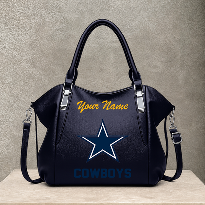 LIMITED EDITION - NEW CUSTOMIZED NFL21 DCB DALLAS COWBOYS SHOULDER HANDBAG