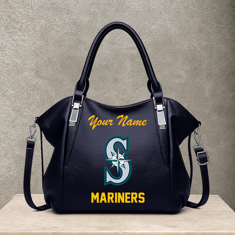 LIMITED EDITION - NEW CUSTOMIZED MLB14 SMS SEATTLE MARINERS SHOULDER HANDBAG