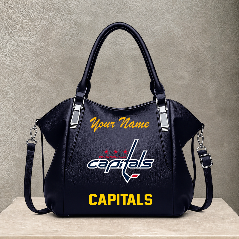 LIMITED EDITION - NEW CUSTOMIZED NHL10 WCP WASHINGTON CAPITALS SHOULDER HANDBAG
