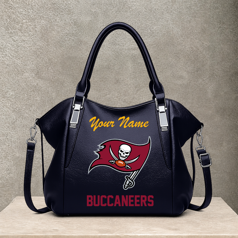 LIMITED EDITION - NEW CUSTOMIZED NFL10 TBB TAMPA BAY BUCCANEERS SHOULDER HANDBAG