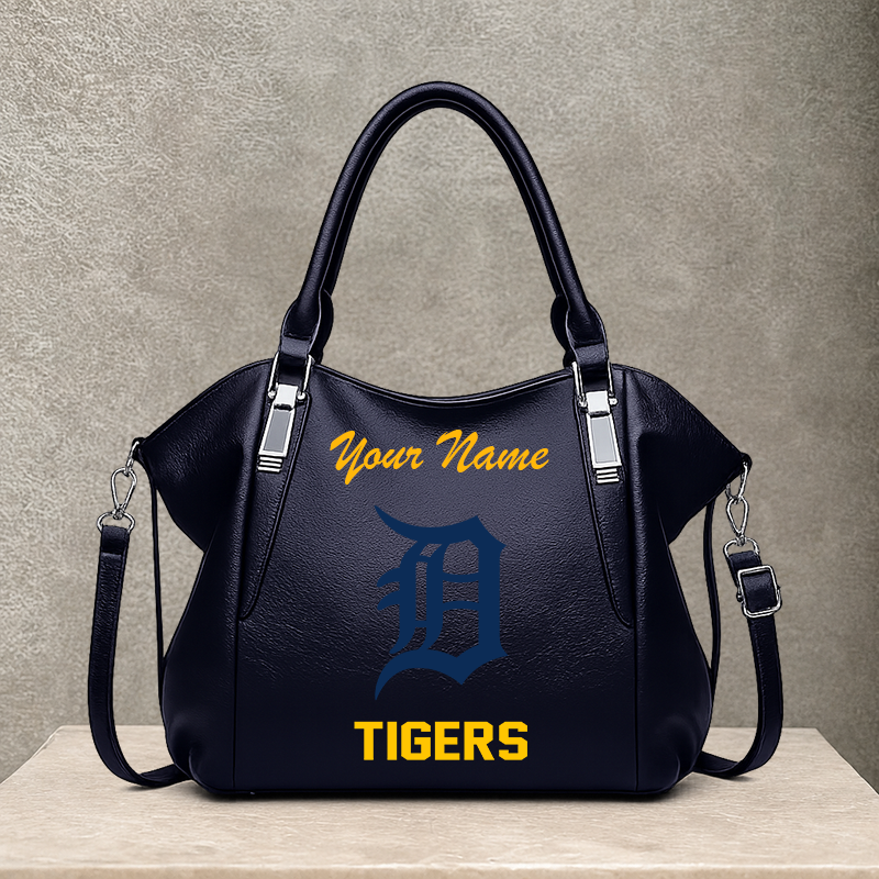 LIMITED EDITION - NEW CUSTOMIZED MLB16 DTS DETROIT TIGERS SHOULDER HANDBAG