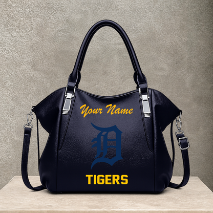 LIMITED EDITION - NEW CUSTOMIZED MLB16 DTS DETROIT TIGERS SHOULDER HANDBAG
