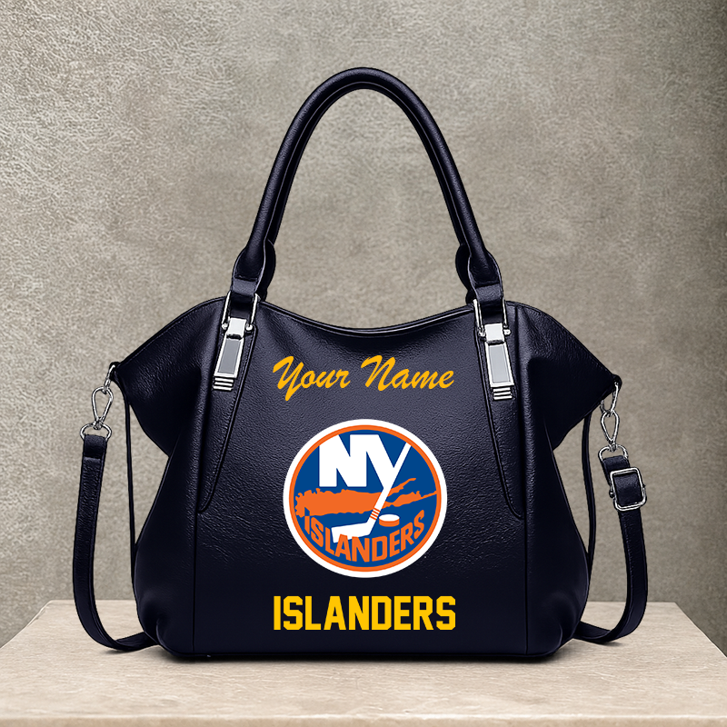 LIMITED EDITION - NEW CUSTOMIZED NHL25 NYI NEW YORK ISLANDERS SHOULDER HANDBAG