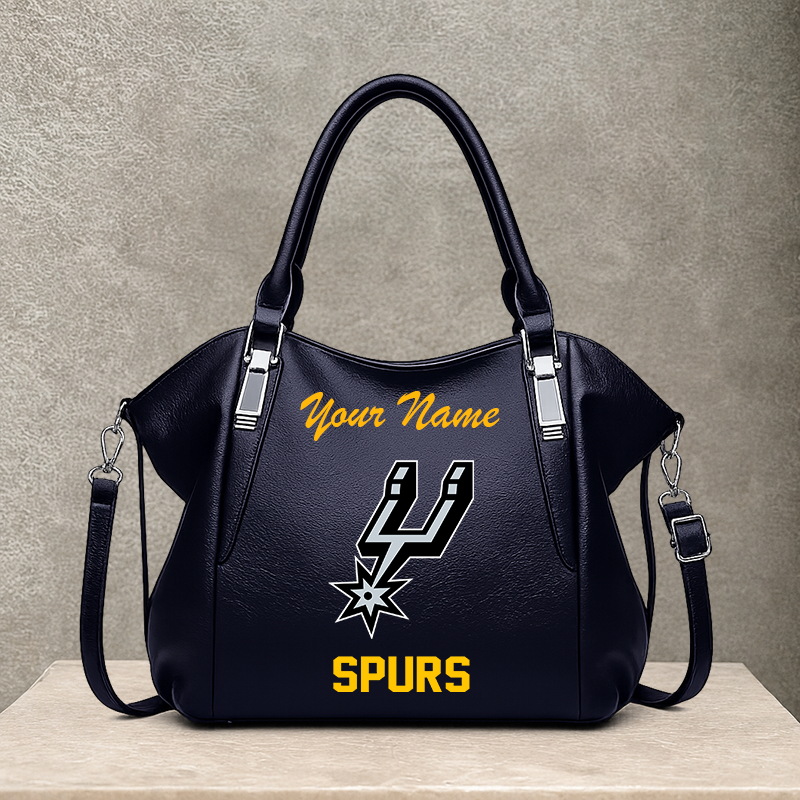 LIMITED EDITION - NEW CUSTOMIZED NBA23 SAS SAN ANTONIO SPURS SHOULDER HANDBAG