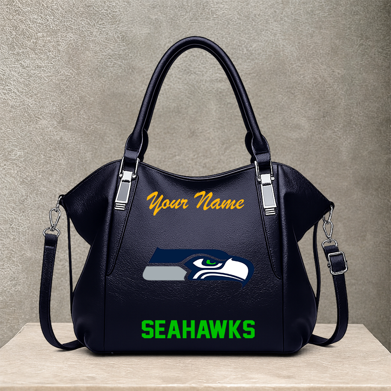 LIMITED EDITION - NEW CUSTOMIZED NFL06 SSH SEATTLE SEAHAWKS SHOULDER HANDBAG