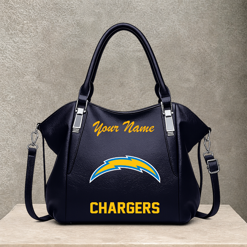 LIMITED EDITION - NEW CUSTOMIZED NFL09 LAC LOS ANGELES CHARGERS SHOULDER HANDBAG