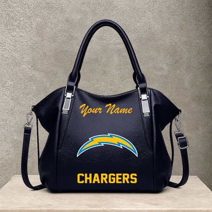 LIMITED EDITION - NEW CUSTOMIZED NFL09 LAC LOS ANGELES CHARGERS SHOULDER HANDBAG
