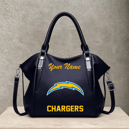 LIMITED EDITION - NEW CUSTOMIZED NFL09 LAC LOS ANGELES CHARGERS SHOULDER HANDBAG