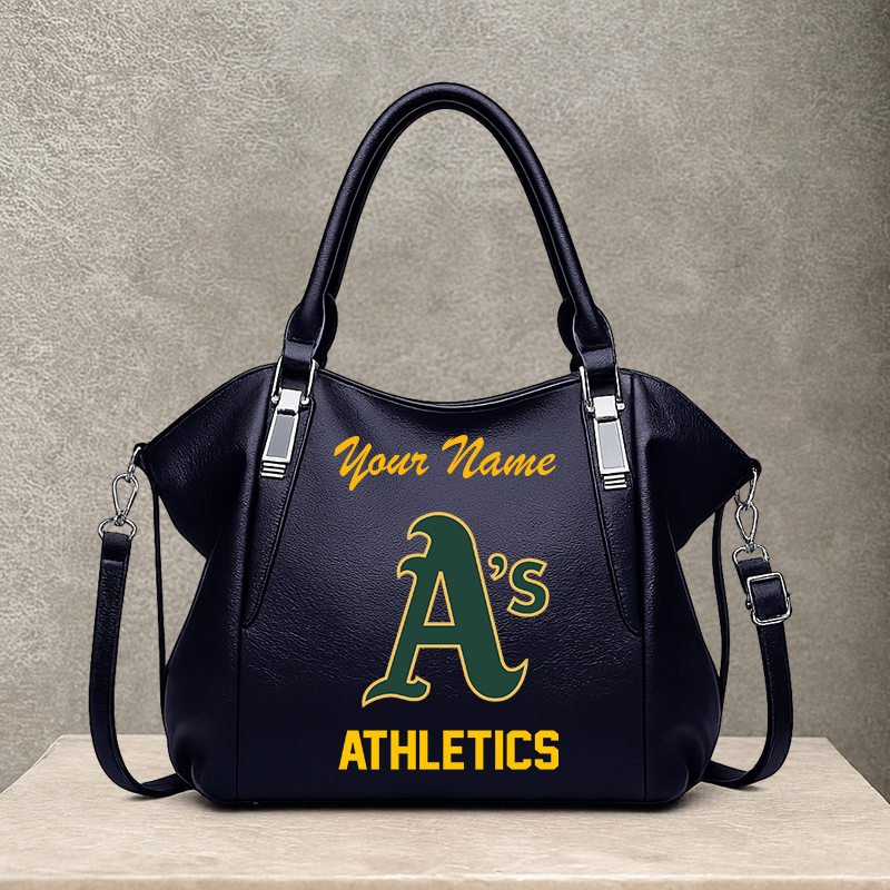 LIMITED EDITION - NEW CUSTOMIZED MLB23 OAS OAKLAND ATHLETICS SHOULDER HANDBAG
