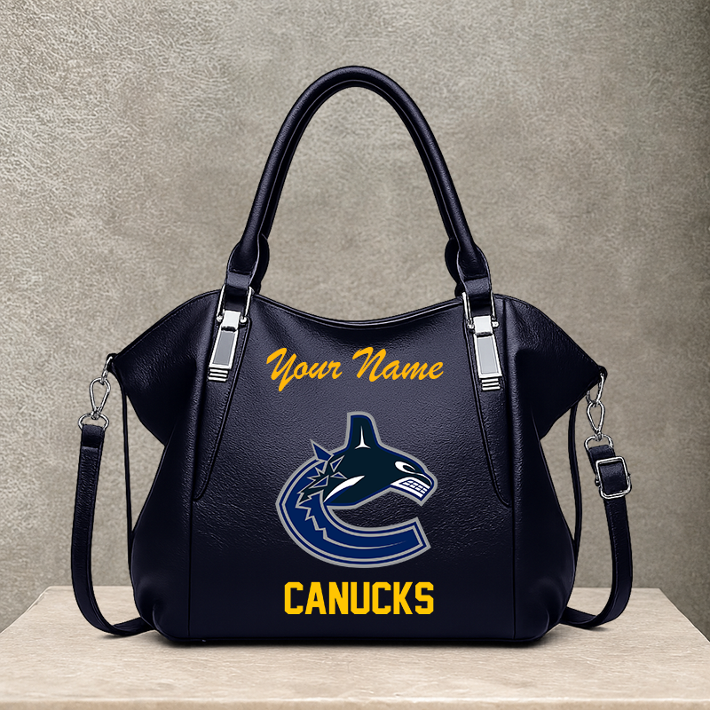LIMITED EDITION - NEW CUSTOMIZED NHL19 VCC VANCOUVER CANUCKS SHOULDER HANDBAG
