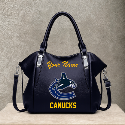 LIMITED EDITION - NEW CUSTOMIZED NHL19 VCC VANCOUVER CANUCKS SHOULDER HANDBAG