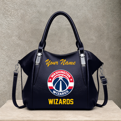 LIMITED EDITION - NEW CUSTOMIZED NBA28 WWI WASHINGTON WIZARDS SHOULDER HANDBAG