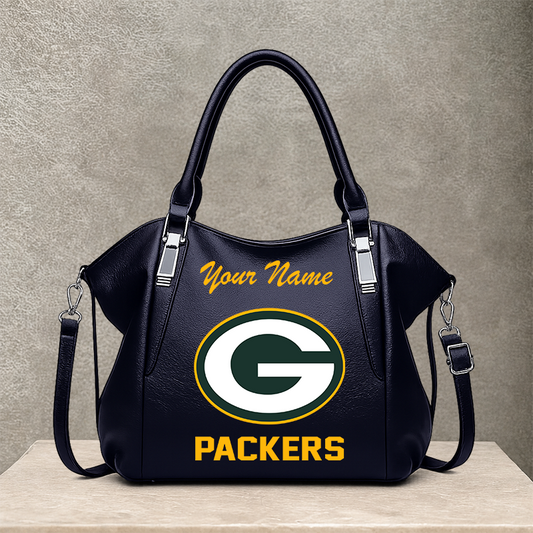 LIMITED EDITION - NEW CUSTOMIZED NFL08 GBP GREEN BAY PACKERS SHOULDER HANDBAG