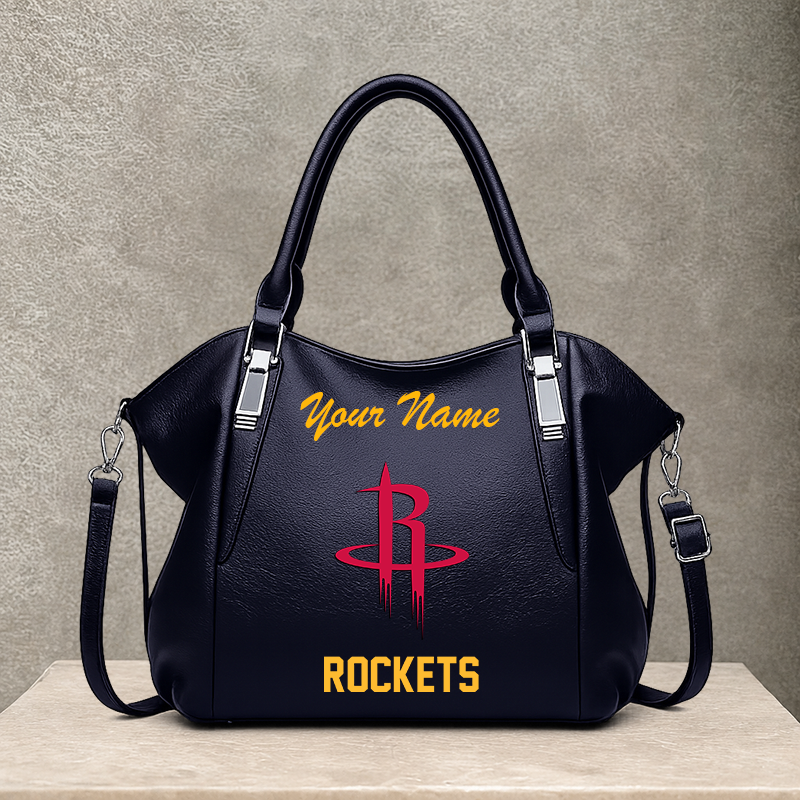 LIMITED EDITION - NEW CUSTOMIZED NBA07 HRO HOUSTON ROCKETS SHOULDER HANDBAG