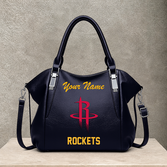 LIMITED EDITION - NEW CUSTOMIZED NBA07 HRO HOUSTON ROCKETS SHOULDER HANDBAG