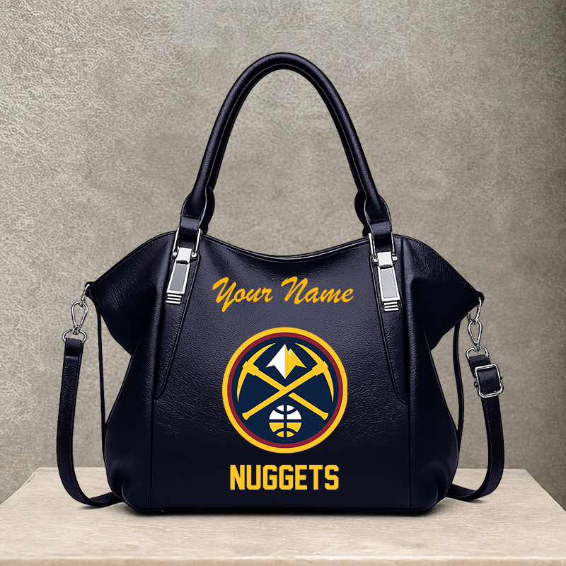 LIMITED EDITION - NEW CUSTOMIZED NBA08 DNU DENVER NUGGETS SHOULDER HANDBAG