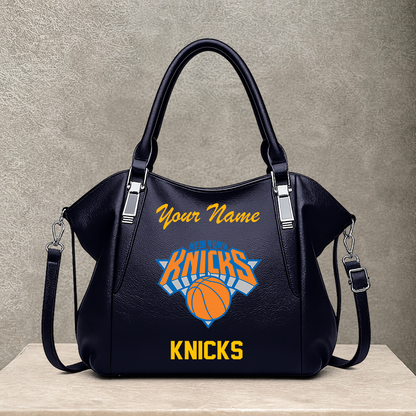 LIMITED EDITION - NEW CUSTOMIZED NBA04 NYK NEW YORK KNICKS SHOULDER HANDBAG