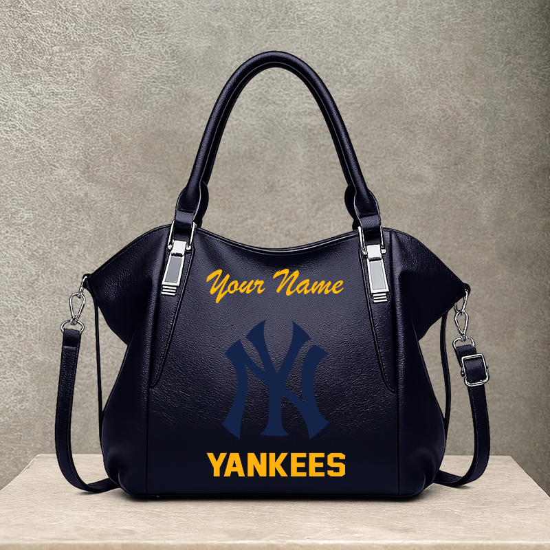 LIMITED EDITION - NEW CUSTOMIZED MLB01 NYY NEW YORK YANKEES SHOULDER HANDBAG