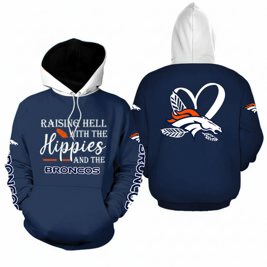 LIMITED EDITION - NEW CUSTOMIZED NFL13 DVB DENVER BRONCOS  HOODIE, ZIP HOODIE, SWEATSHIRT