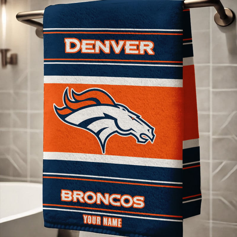 LIMITED EDITION - NEW CUSTOMIZED NFL13 DVB DENVER BRONCOS BEACH & BATH TOWEL (KIDS & ADULTS)