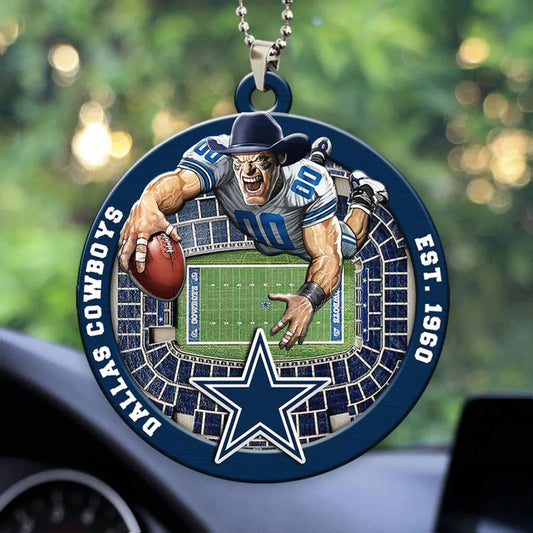 LIMITED EDITION - NEW CUSTOMIZED NFL21 DCB DALLAS COWBOYS ORNAMENT