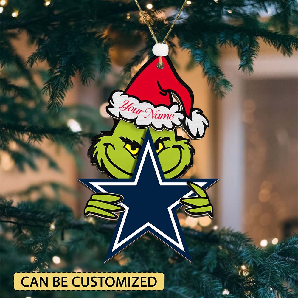 LIMITED EDITION - NEW CUSTOMIZED NFL21 DCB DALLAS COWBOYS ACRYLIC ORNAMENT