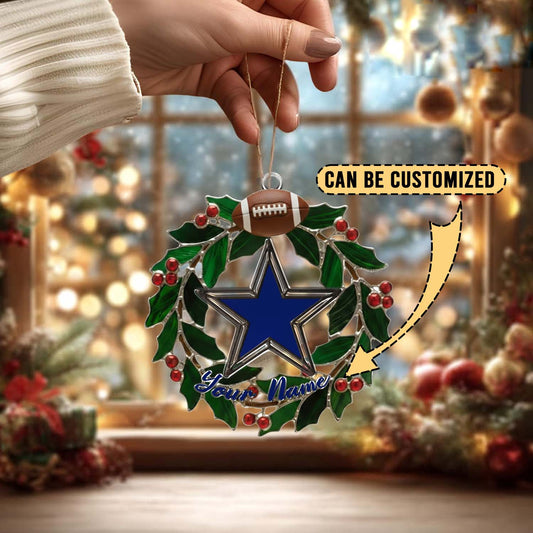LIMITED EDITION - NEW CUSTOMIZED NFL21 DCB DALLAS COWBOYS ACRYLIC ORNAMENT