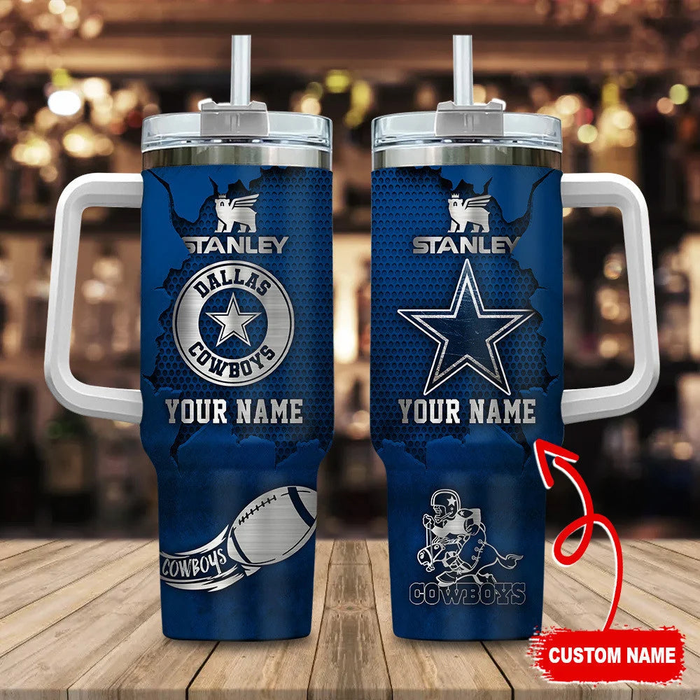 LIMITED EDITION - NEW CUSTOMIZED NFL21 DCB DALLAS COWBOYS TUMBLER CUP